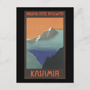 Kashmir Indische staatsspoorwegen Briefkaart