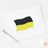Kashubians Flag Sticker (Envelop)