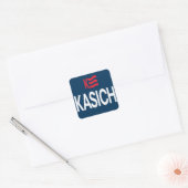 Kasich Logo Vierkante Sticker (Envelop)
