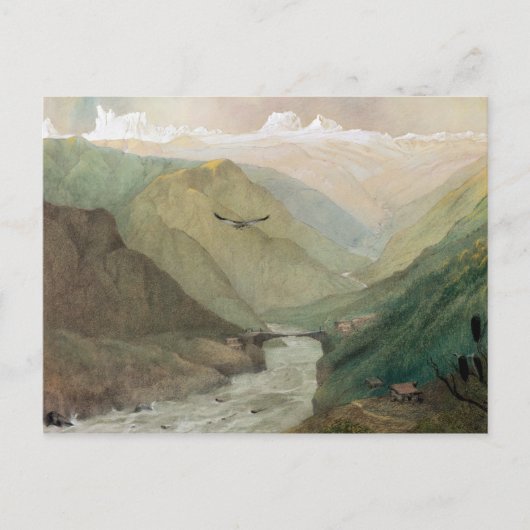 Kasjmir, c.1860 briefkaart (Voorkant)