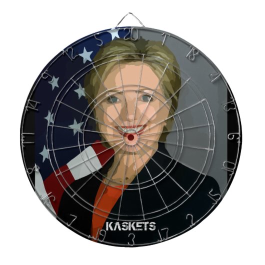 KASKETS - Clinton dart board Dartbord (Voorkant)
