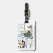 Kasmiddelen voor Clunkers Bagagelabel (Voorkant verticaal)