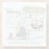 Kasmiddelen voor Clunkers Glazen Onderzetter (Achterkant)