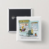 Kasmiddelen voor Clunkers Vierkante Button 5,1 Cm (Voorkant /achterkant)