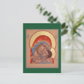 Kasperov Moeder van God Prayer Card Briefkaart (Staand voorkant)