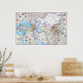 "Kaspische regio: Kaspische landen 1999, MAP ... Poster (Keuken)