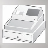 Kasregister Poster (Voorkant)