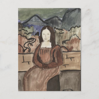 Kassandra's Mona Lisa Briefkaart