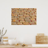 Kasseienloopdetail Poster (Keuken)