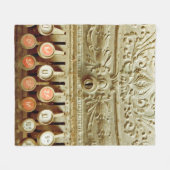 kassenregister, dat onder stof en cobweb valt fleece deken (Voorkant (Horizontaal))