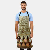 kassenregister, dat onder stof en cobweb valt schort (Gedragen)