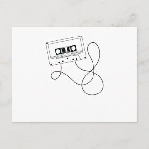 Kassette mit Bandsalat Briefkaart