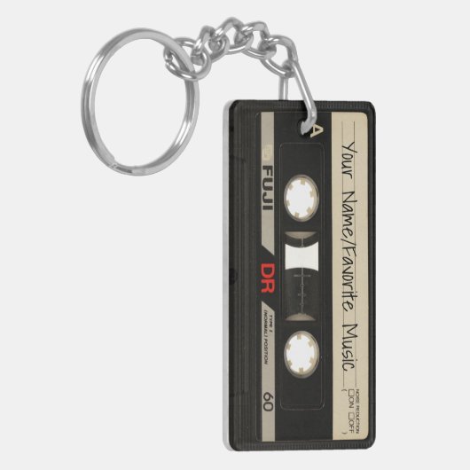 Kassette Sleutelhanger (Voorkant Links)