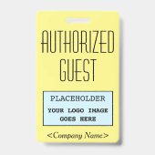 Kassy "AUTOZED GUEST"-badge Badge (Achterkant)