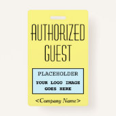 Kassy "AUTOZED GUEST"-badge Badge (Achterkant)