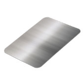 Kassy geborsteld aluminium magneet (Linkerzijde)