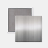 Kassy geborsteld aluminium magneet (Voorkant / Achterkant)