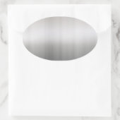 Kassy geborsteld aluminium ovale sticker (Tas)