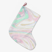 Kassy gemarmerd abstract ontwerp grote kerstsok (Voorkant (Hangend))