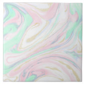 Kassy gemarmerd abstract ontwerp tegeltje (Voorkant)