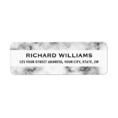 Kassy marble return address etiket (Voorkant)