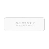 Kassy Modern Minimal White Professional Plain