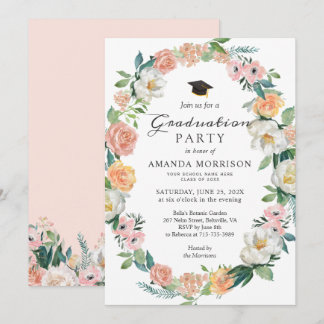 Kassy Rozen Floral Wreator Kaart