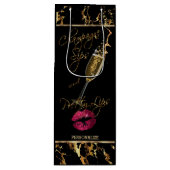 Kassychampagne- en liften wijn cadeautas (Voorkant)