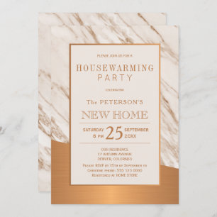 Kassymarmer met elegante koperverwarming kaart