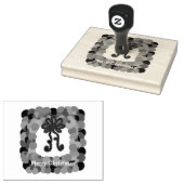 Kassyplein kerstmis 	rubberstempel (Gestempeld)