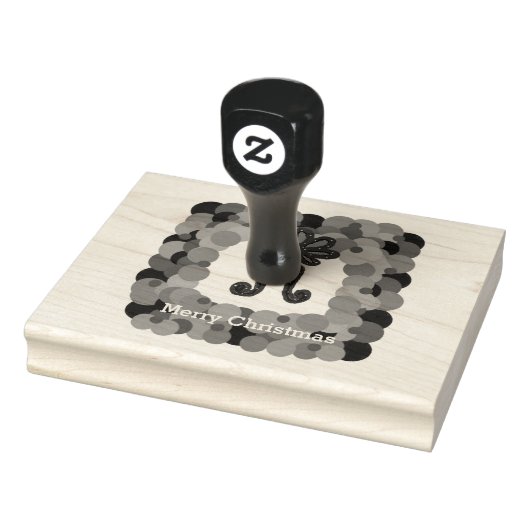 Kassyplein kerstmis 	rubberstempel (Stempel)