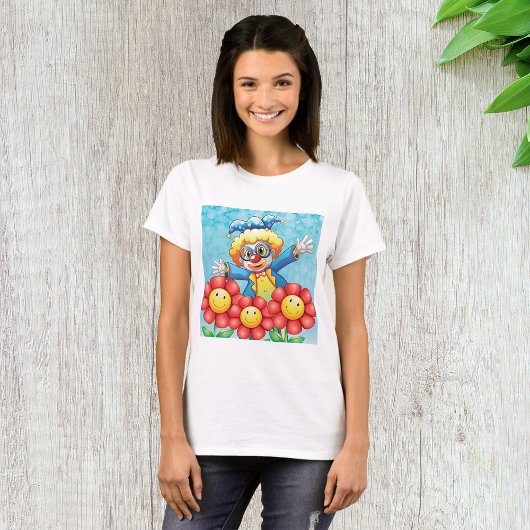 Kast met bloemen t-shirt