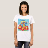Kast met bloemen t-shirt (Voorkant volledig)