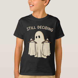 Kast met spoken nog steeds kiezend t-shirt