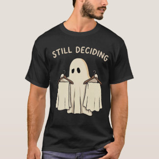 Kast met spoken nog steeds kiezend t-shirt