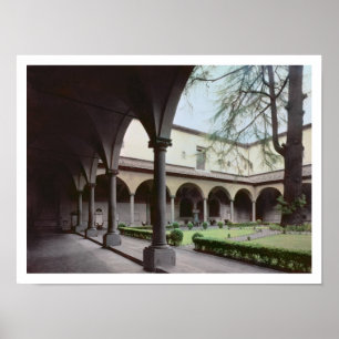Kast van het klooster, herbouwd in 1442 (foto) poster