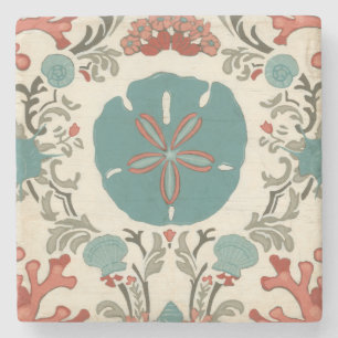 Kastal Damask I Stenen Onderzetter