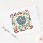 Kastal Damask I Vierkante Sticker (Envelop)