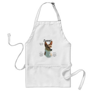 Kastanje Basenji Geschiedenis Design, Alles over B Standaard Schort