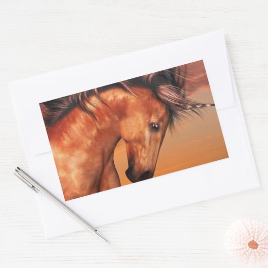 Kastanje Eenhoorn Stickers (Envelop)