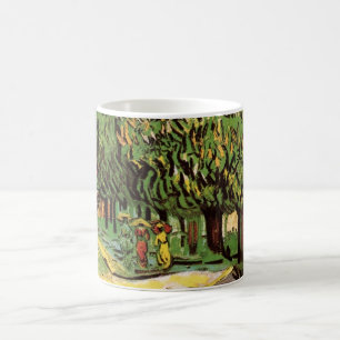 Kastanjebomen in bloei door Vincent van Gogh Koffiemok