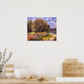 Kastanjeboom Blooming, door Pierre Auguste Renoir Poster (Keuken)
