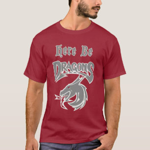 Kastanjebruin is hier het Logo van de Lage school T-shirt
