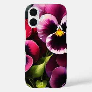 kastanjebruine daek rode slipjes waterverf schild iPhone 16 hoesje