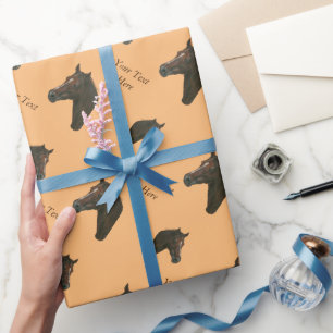 Kastanjehazen, paardenpeper cadeaupapier