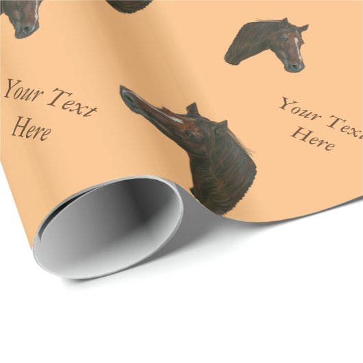 Kastanjehazen, paardenpeper cadeaupapier (Rol Hoek)