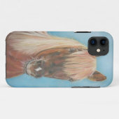 kastanjemeel met blonde mane equine art horse Case-Mate iPhone case (Achterkant (horizontaal))