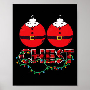 Kastanjes Borstnoten Kerstmis Bijpassende Kerstmis Poster