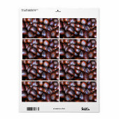 Kastanjes Etiket (Full Sheet)