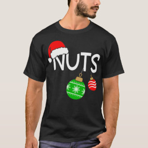 Kastanjes Familie Bijpassende Grappige Borst Noten T-shirt